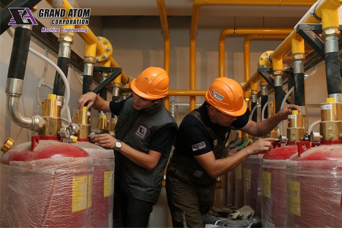 Проектирование системы автоматического газового, водяного и порошкового пожаротушения